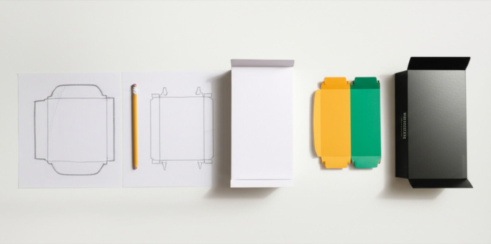 紙盒包裝開發流程:從草圖、刀模、白樣、彩樣到量產成品