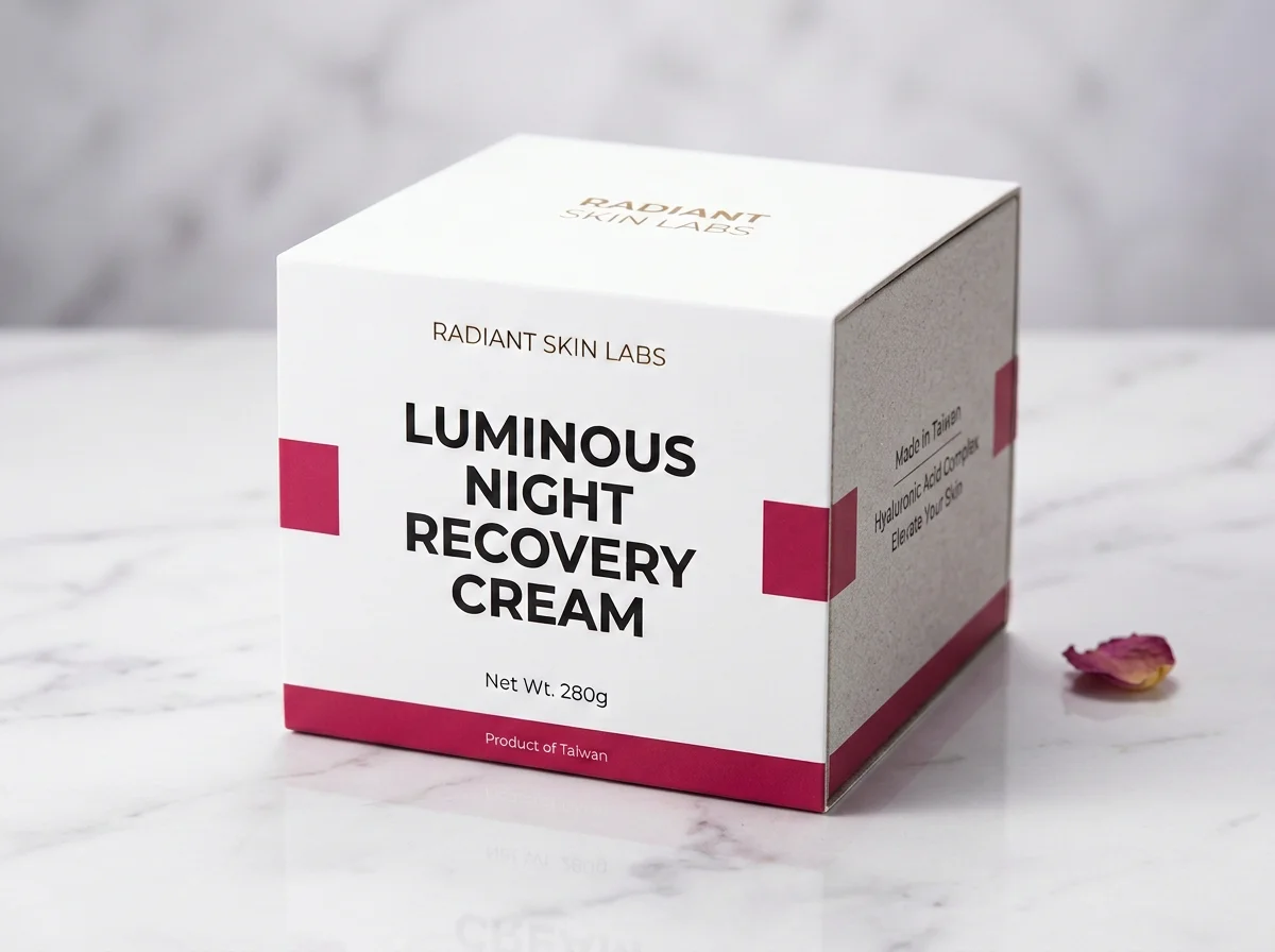 醫美保養品包裝盒質感案例